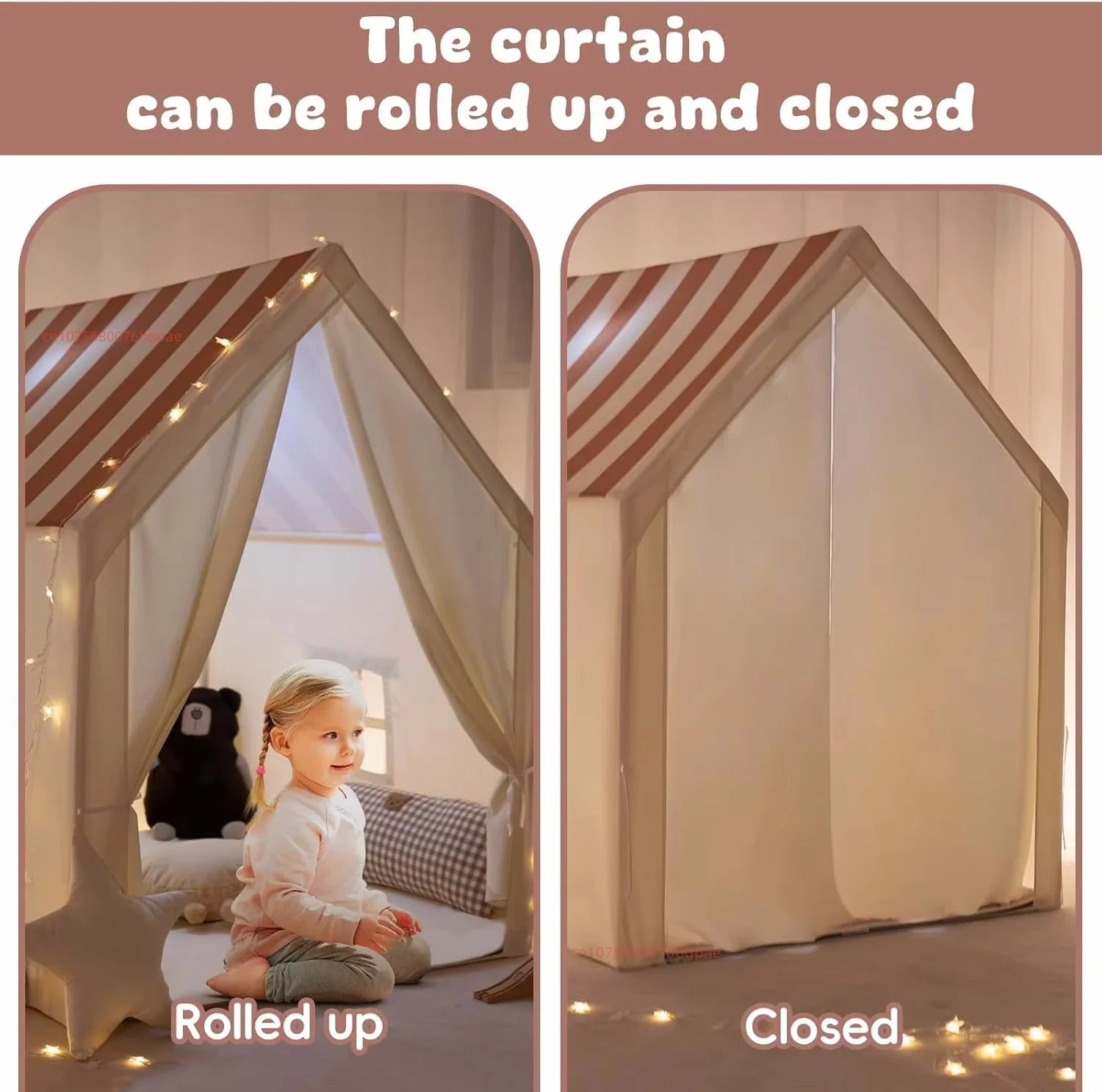 Kids Tent Indoor & Outdoor Toddler Tent Kids Playhouse Tent Play Tent Large Kids Playhouse Tent Toys